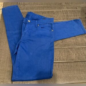 7 For All Mankind Vibrant Royal Blue Jeans